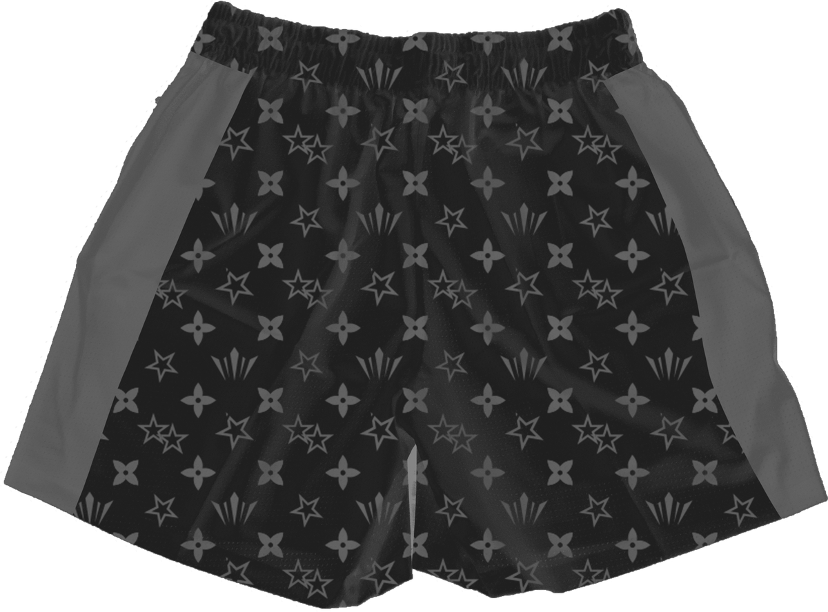 Black LV BJJ Shorts