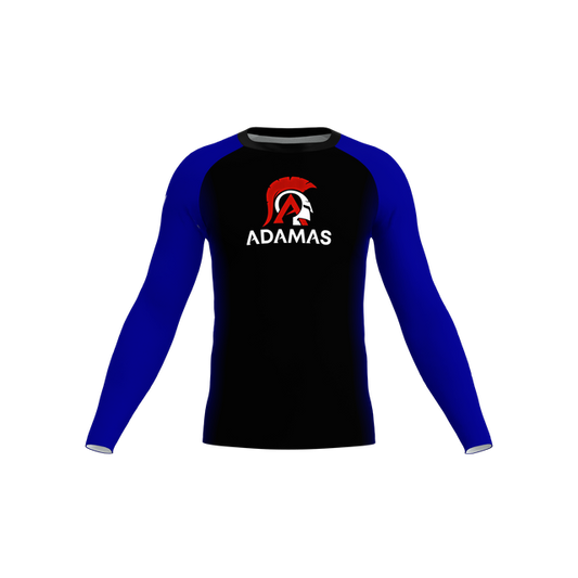 Adamas Jiu Jitsu Academy LS Rashguard - Blue
