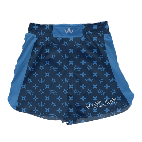 Women's Blue LV BJJ Shorts