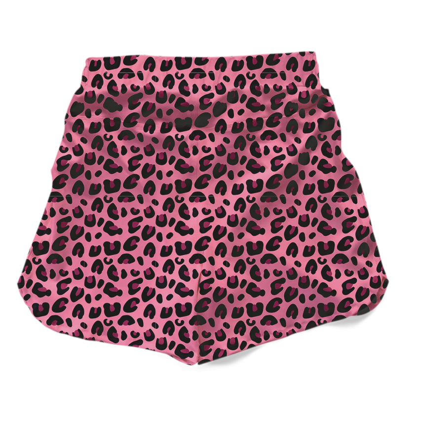 Women's Pink Cheetah BJJ Shorts