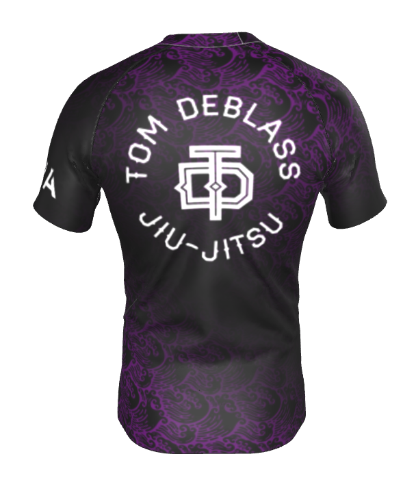Flow BJJ Ranked Rashguard - Purple