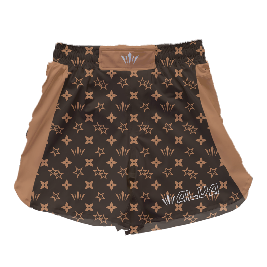 Women's Brown LV BJJ Shorts