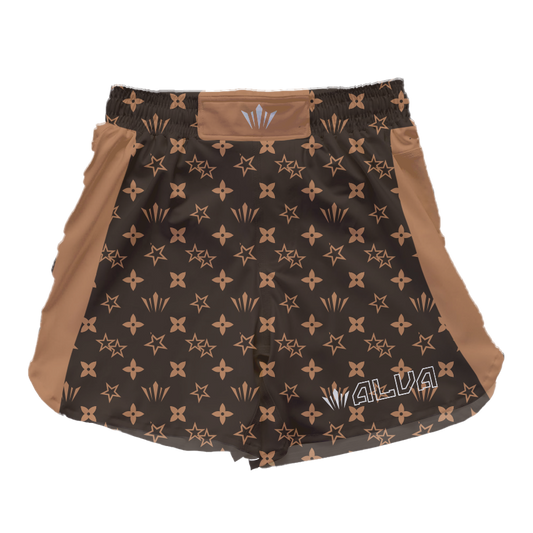 Women's Brown LV BJJ Shorts