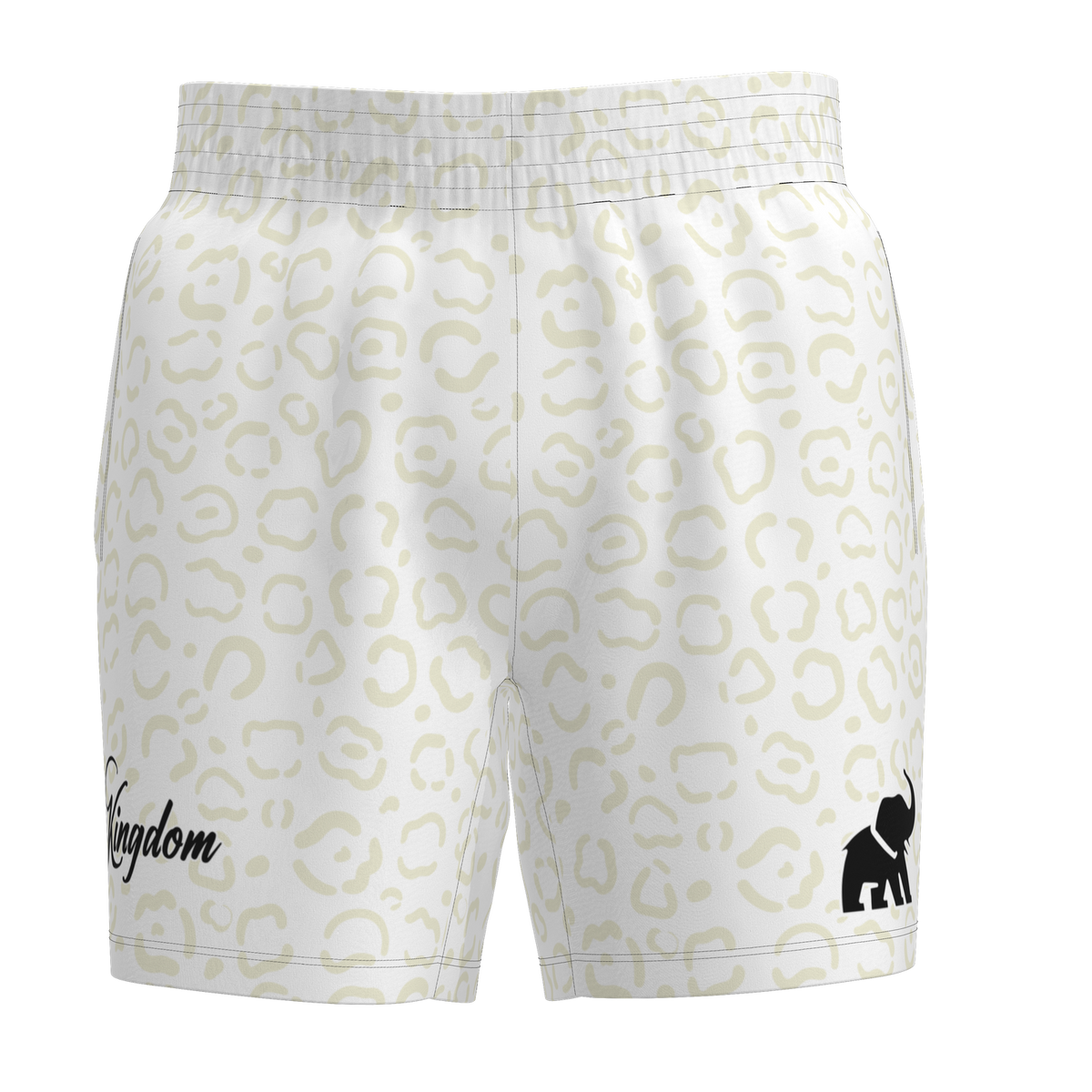 Kingdom Mesh Shorts - White Leopard