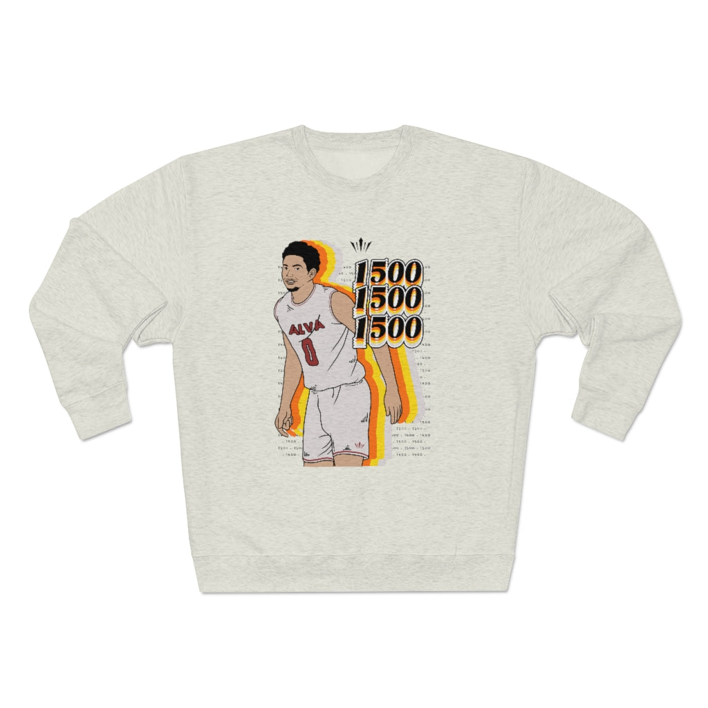 1500 Club Crewneck Sweatshirt (Free shipping in US)