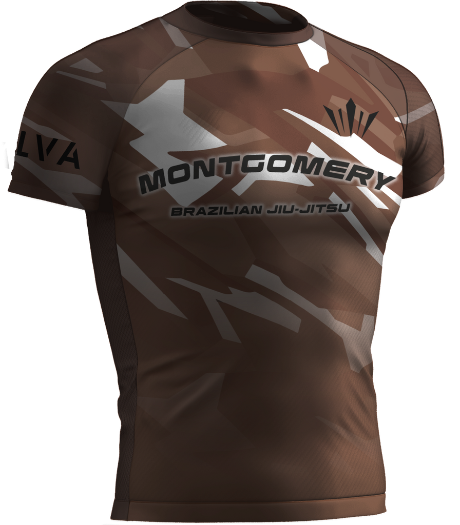 Montgomery Ranked Rashguard - Brown
