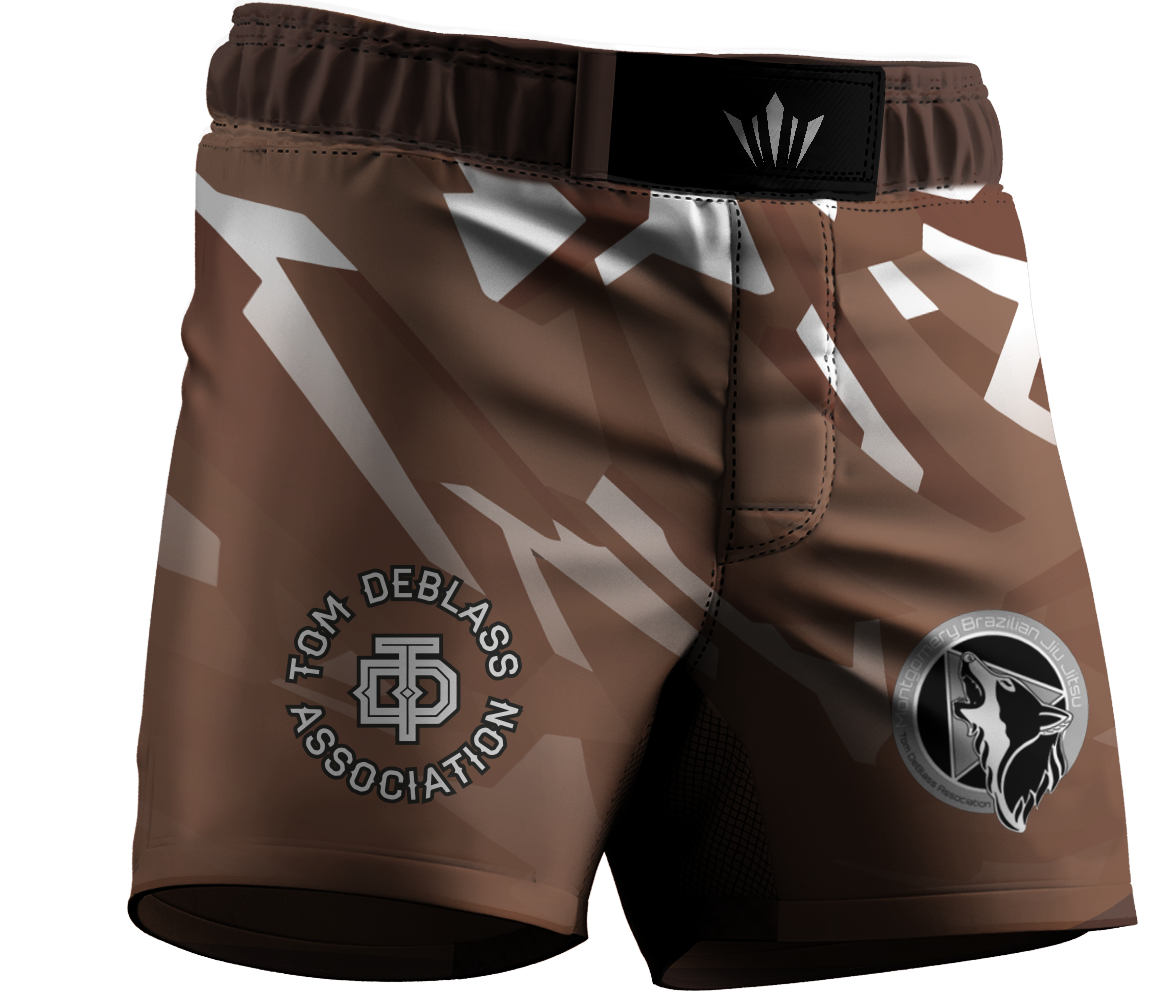 Montgomery Ranked BJJ Shorts - Brown