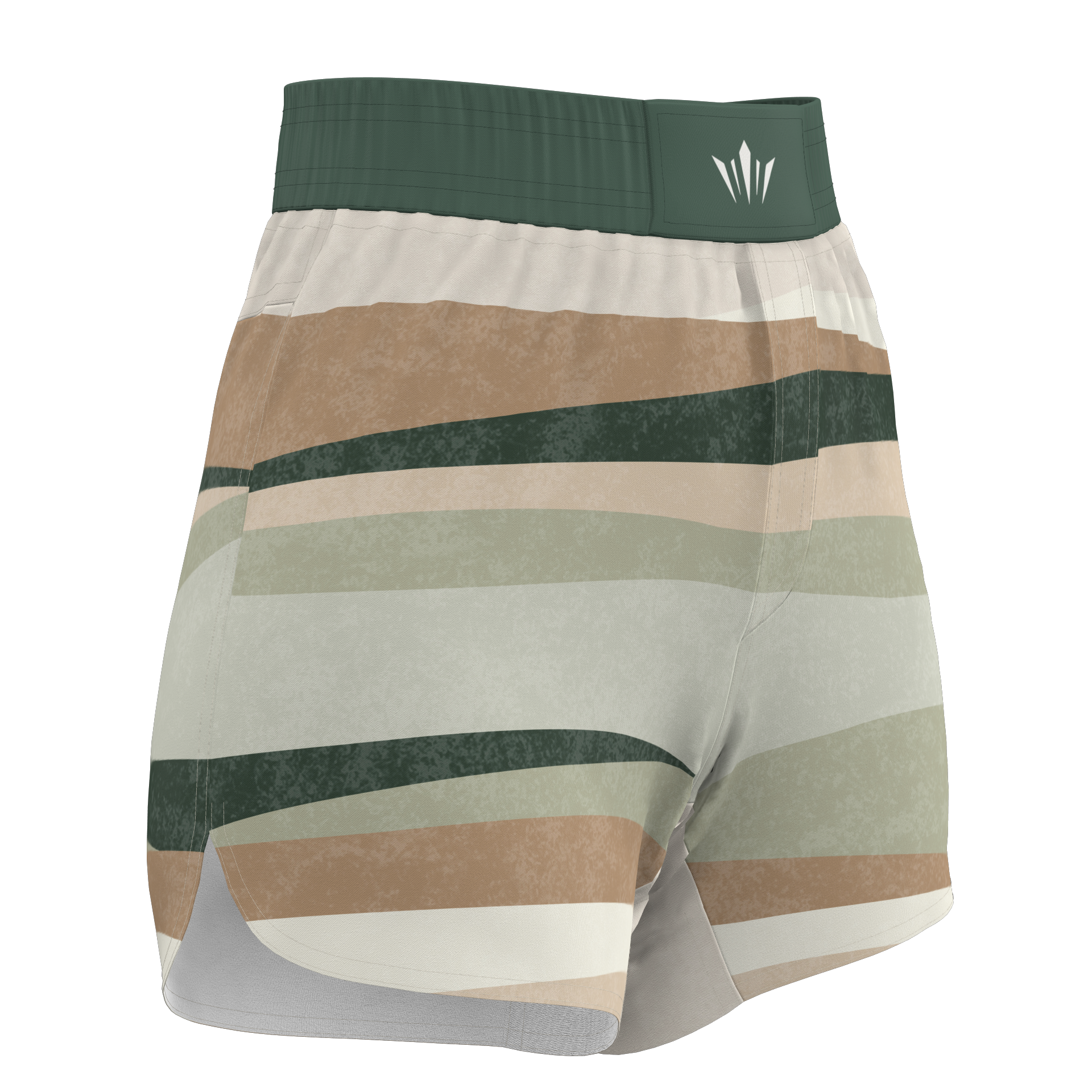 Womens Miner Green BJJ Shorts