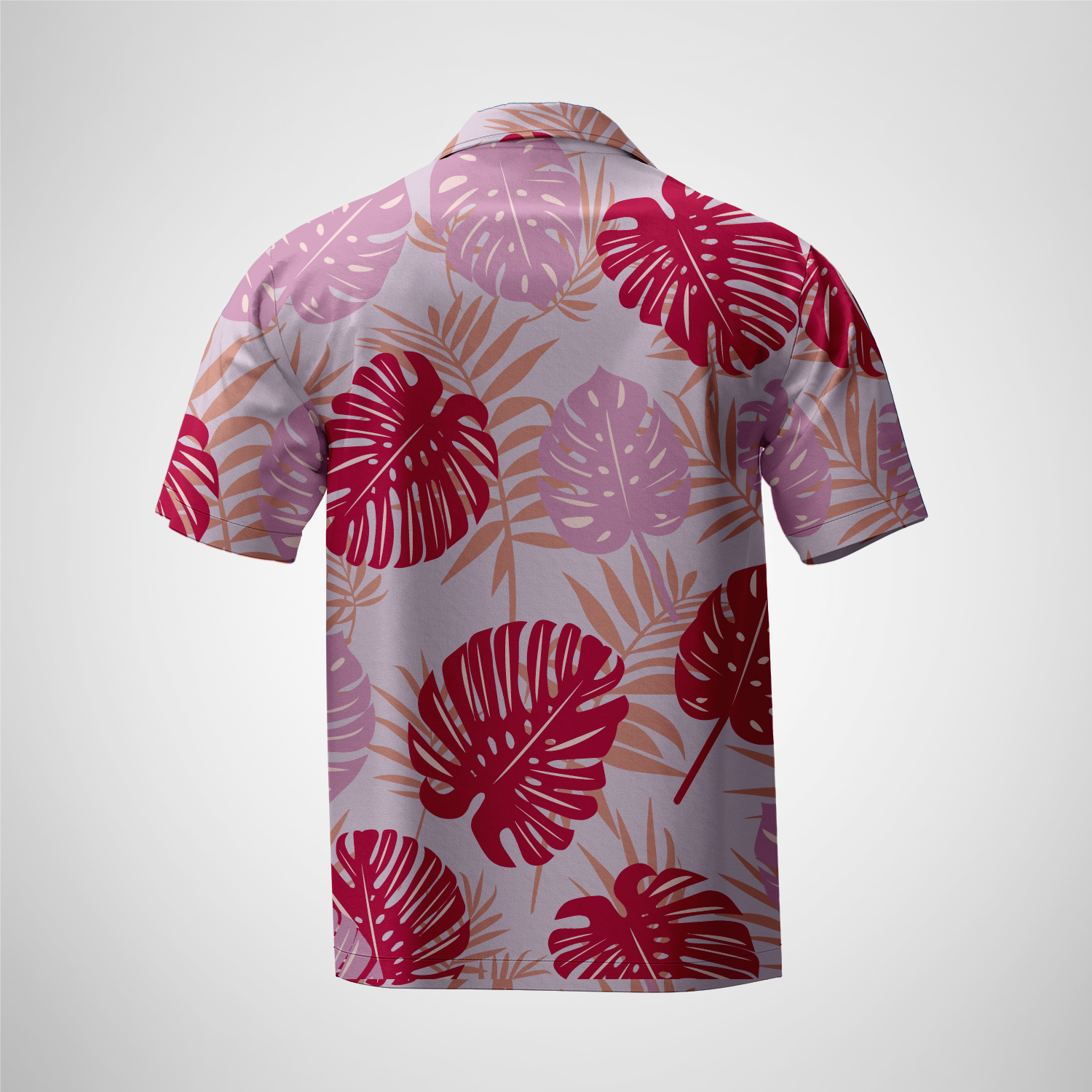 Red Floral - Button Down Shirt