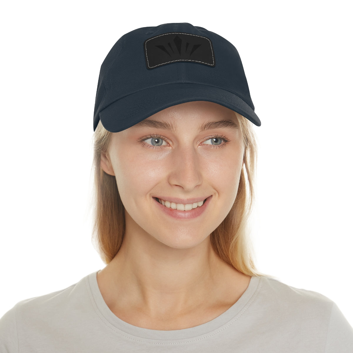 Dad Hat with Leather Patch