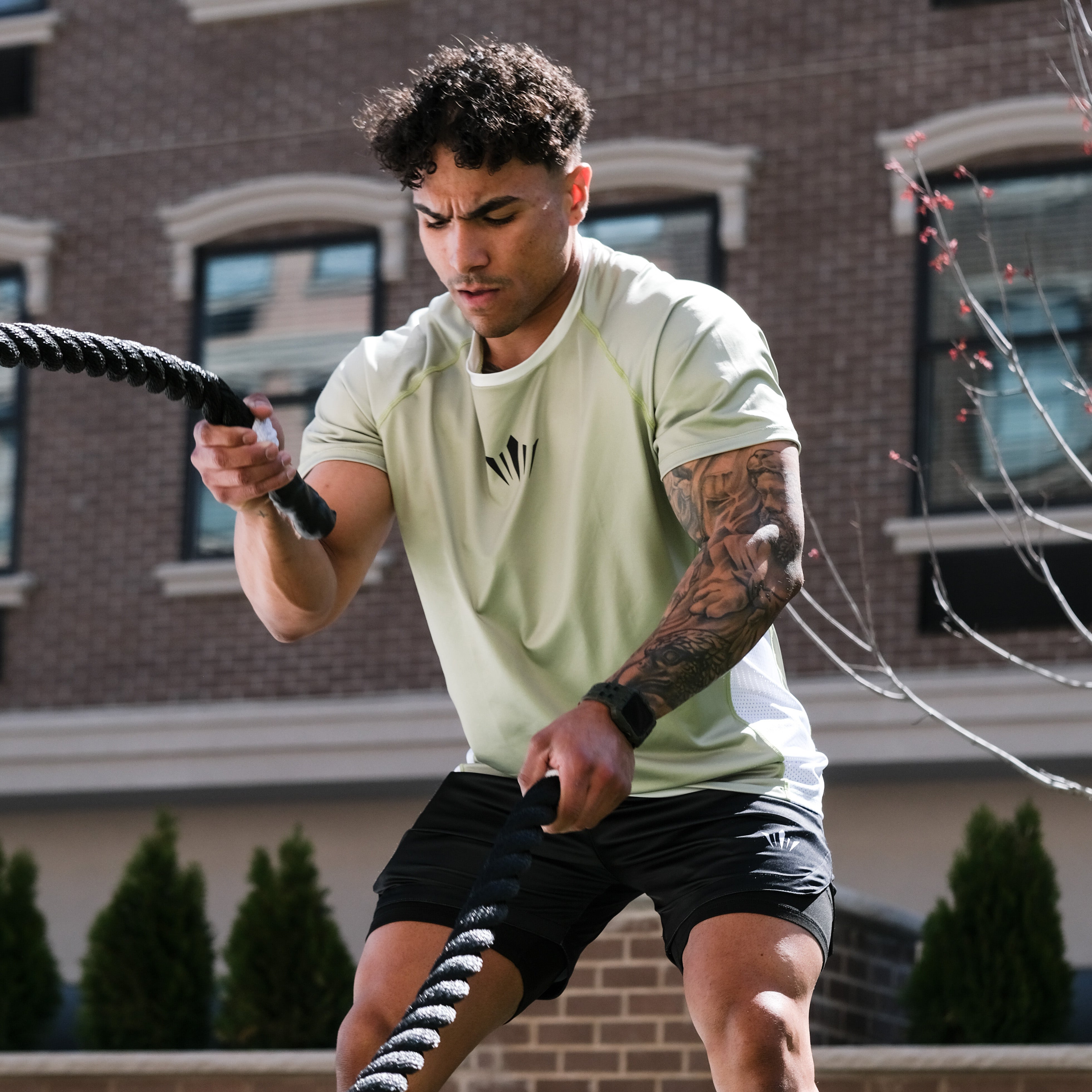 Performance Tee - Silver Marble