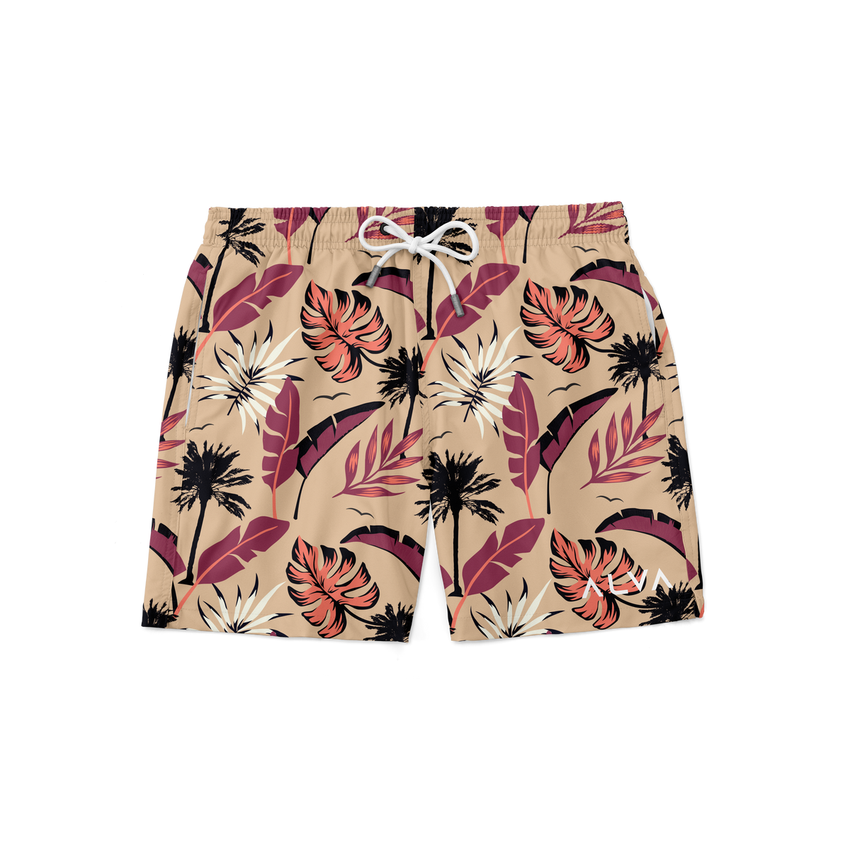 Swim Trunks w/ Lining - Hazelnut