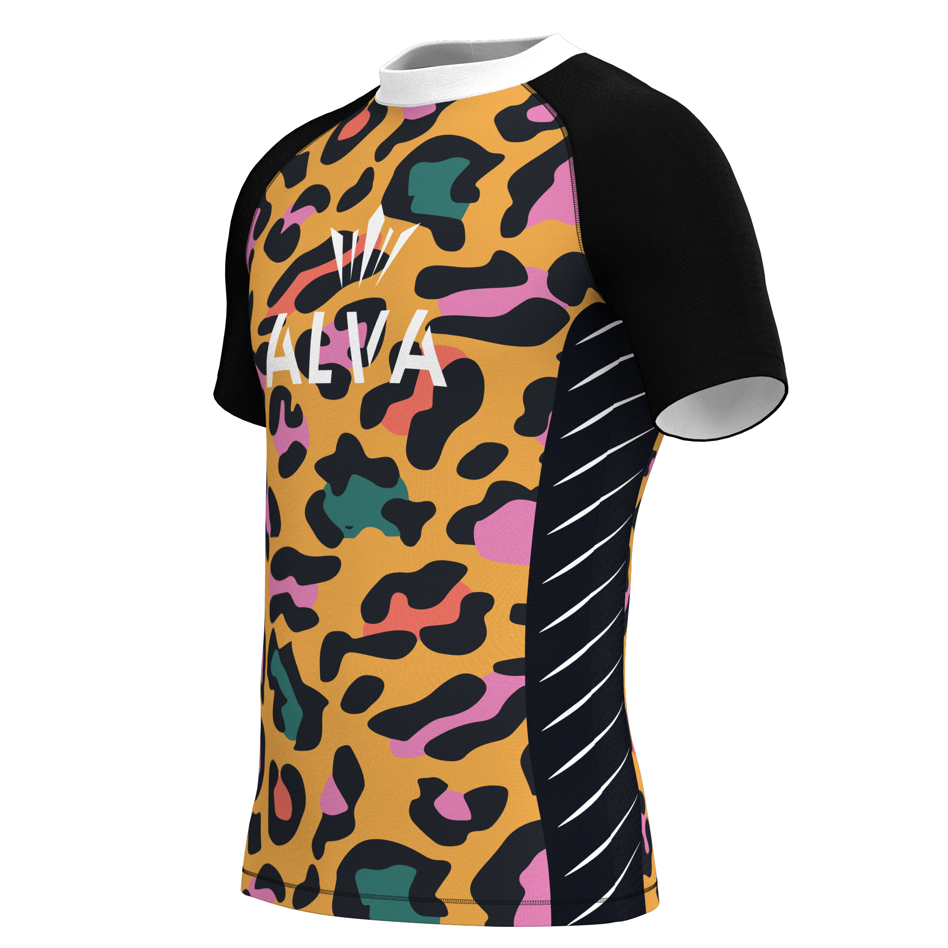 Multi Color Cheetah Rashguard