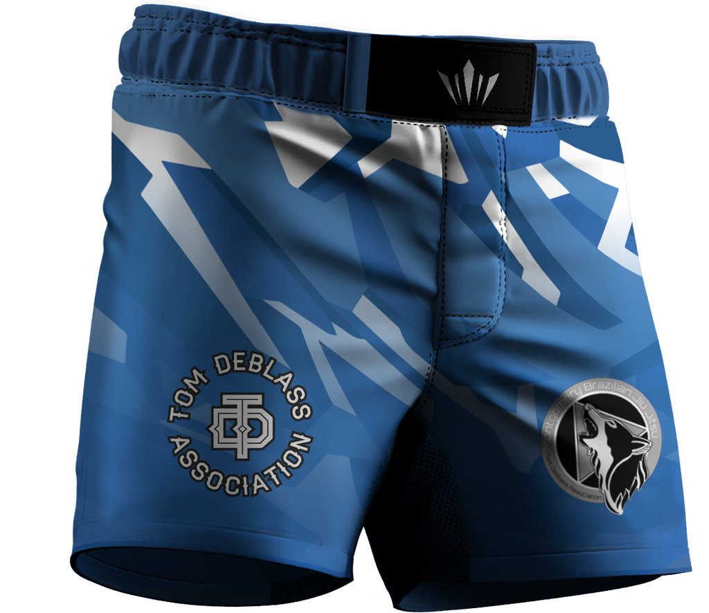 Montgomery Ranked BJJ Shorts - Blue
