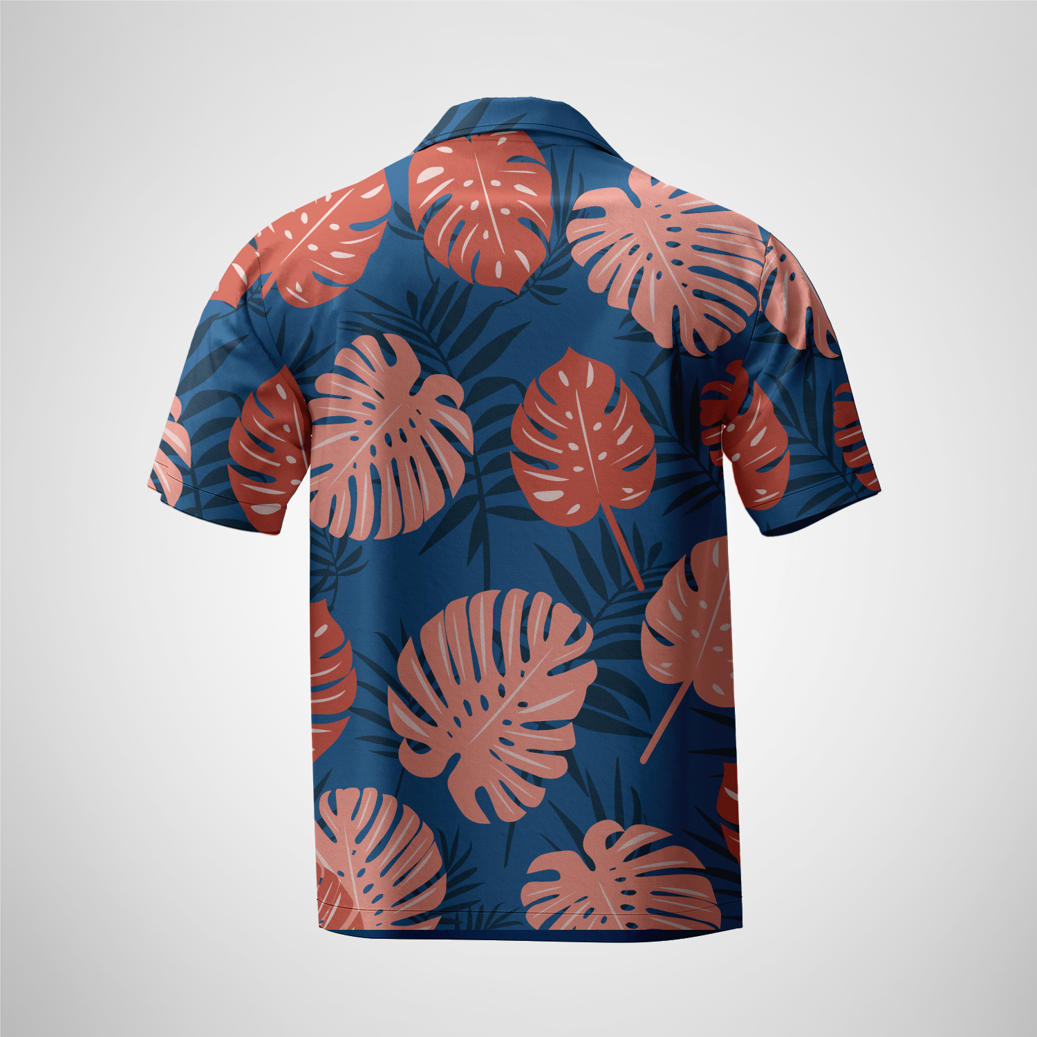 Peach Floral - Button Down Shirt
