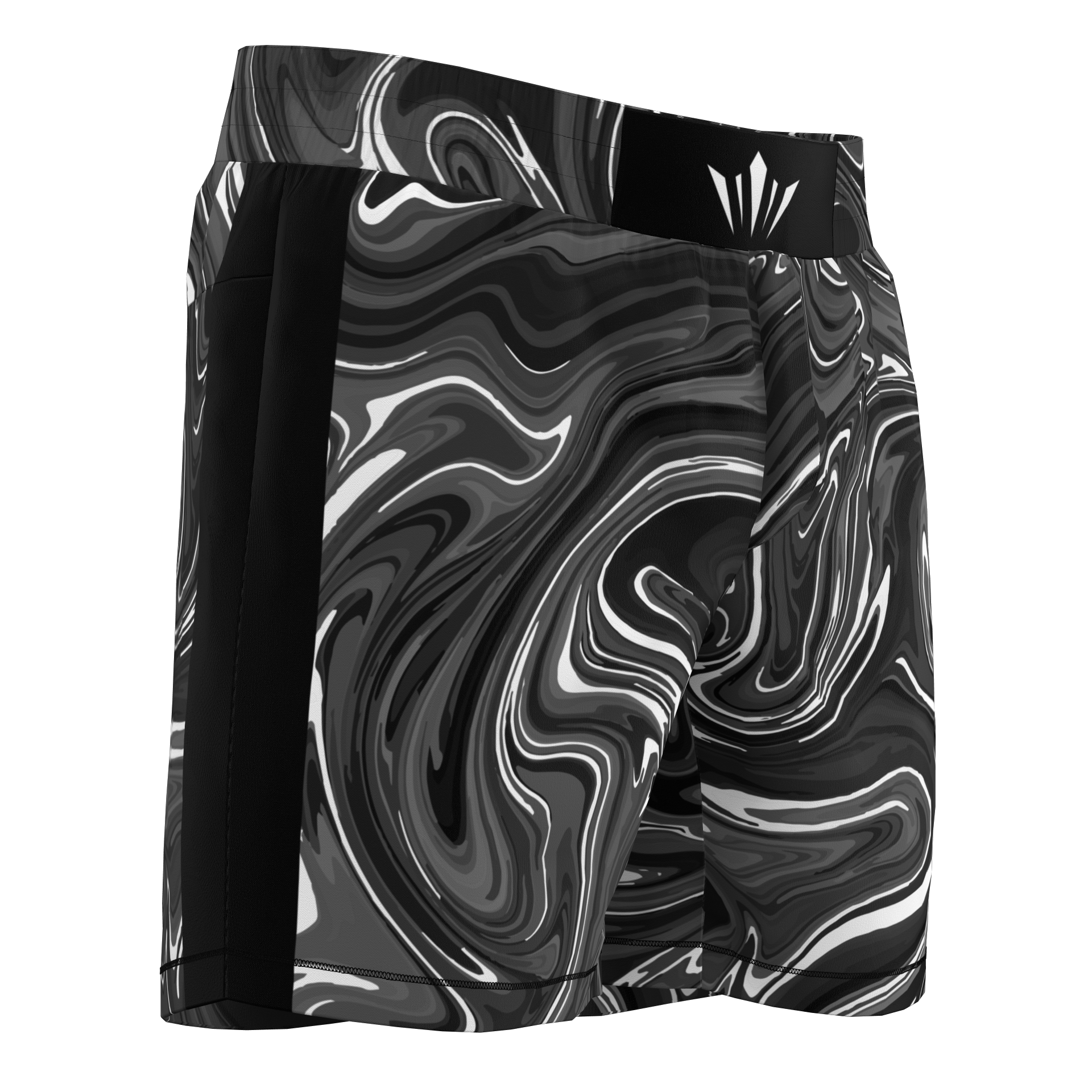 Trippy Marble BJJ Shorts