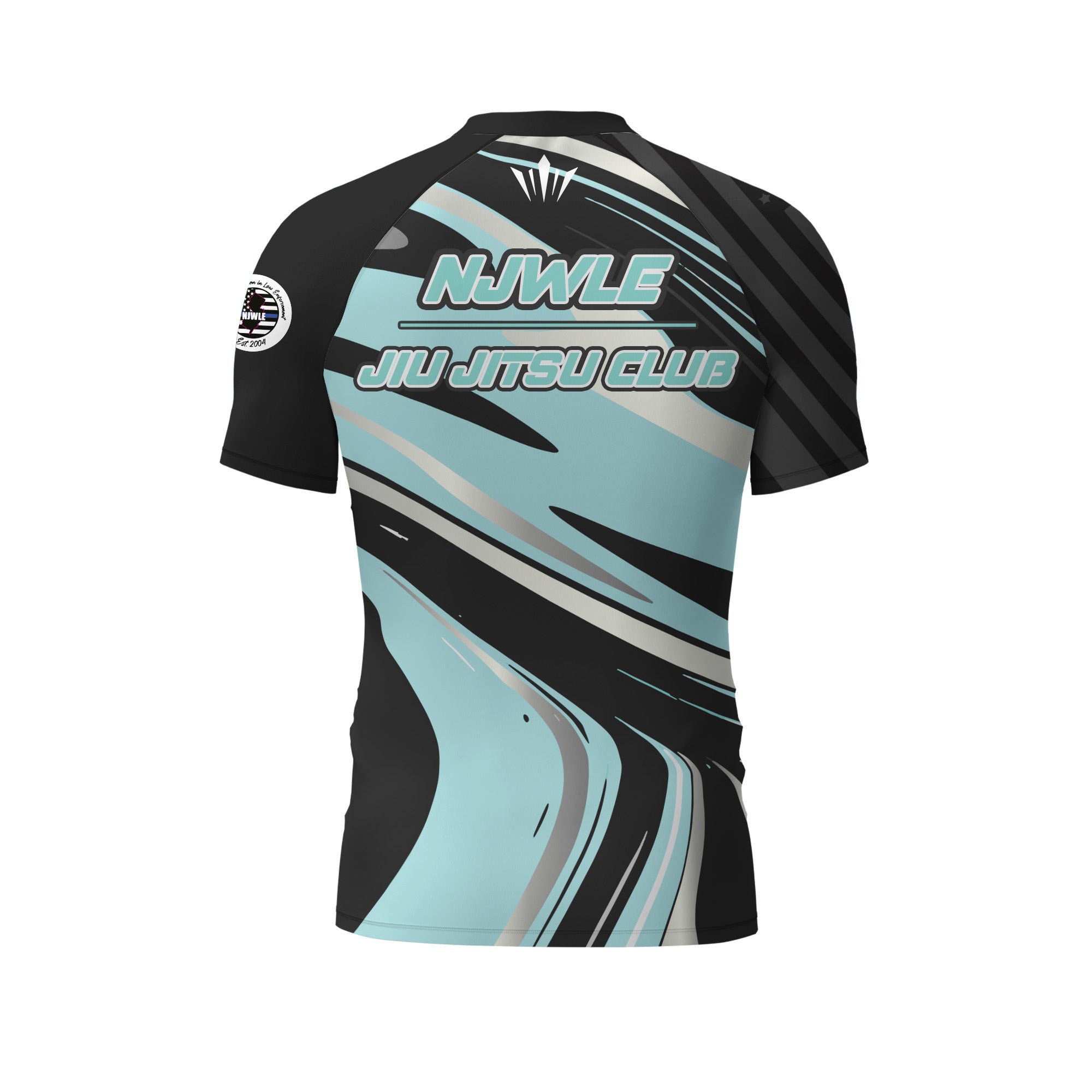 NJWLE Rashguard - Silver Swirls