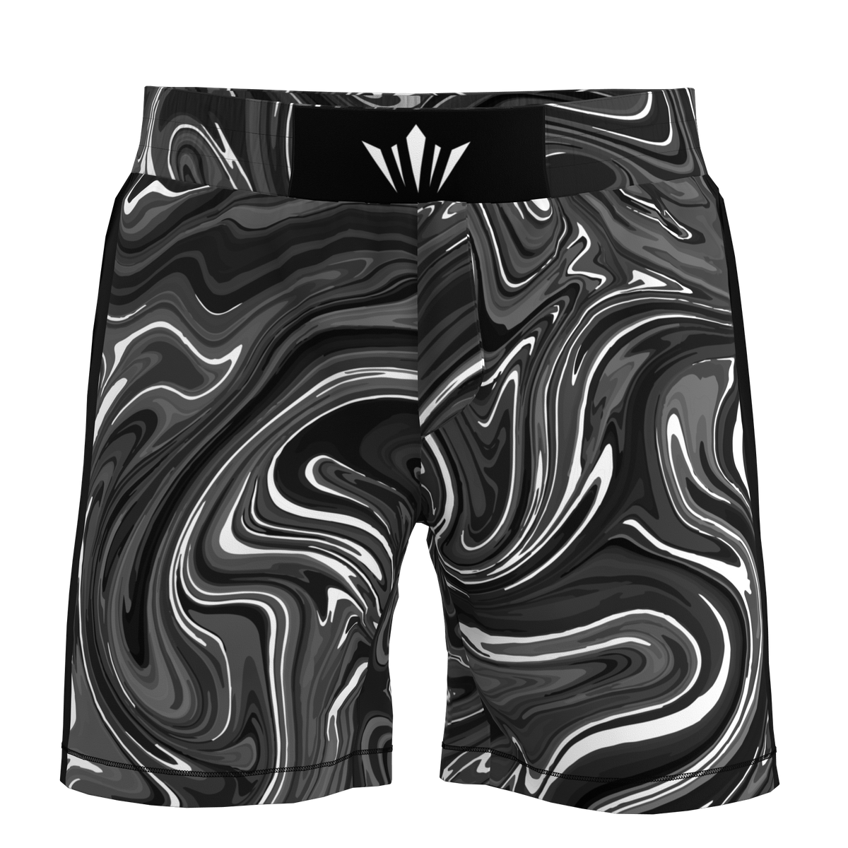 Trippy Marble BJJ Shorts