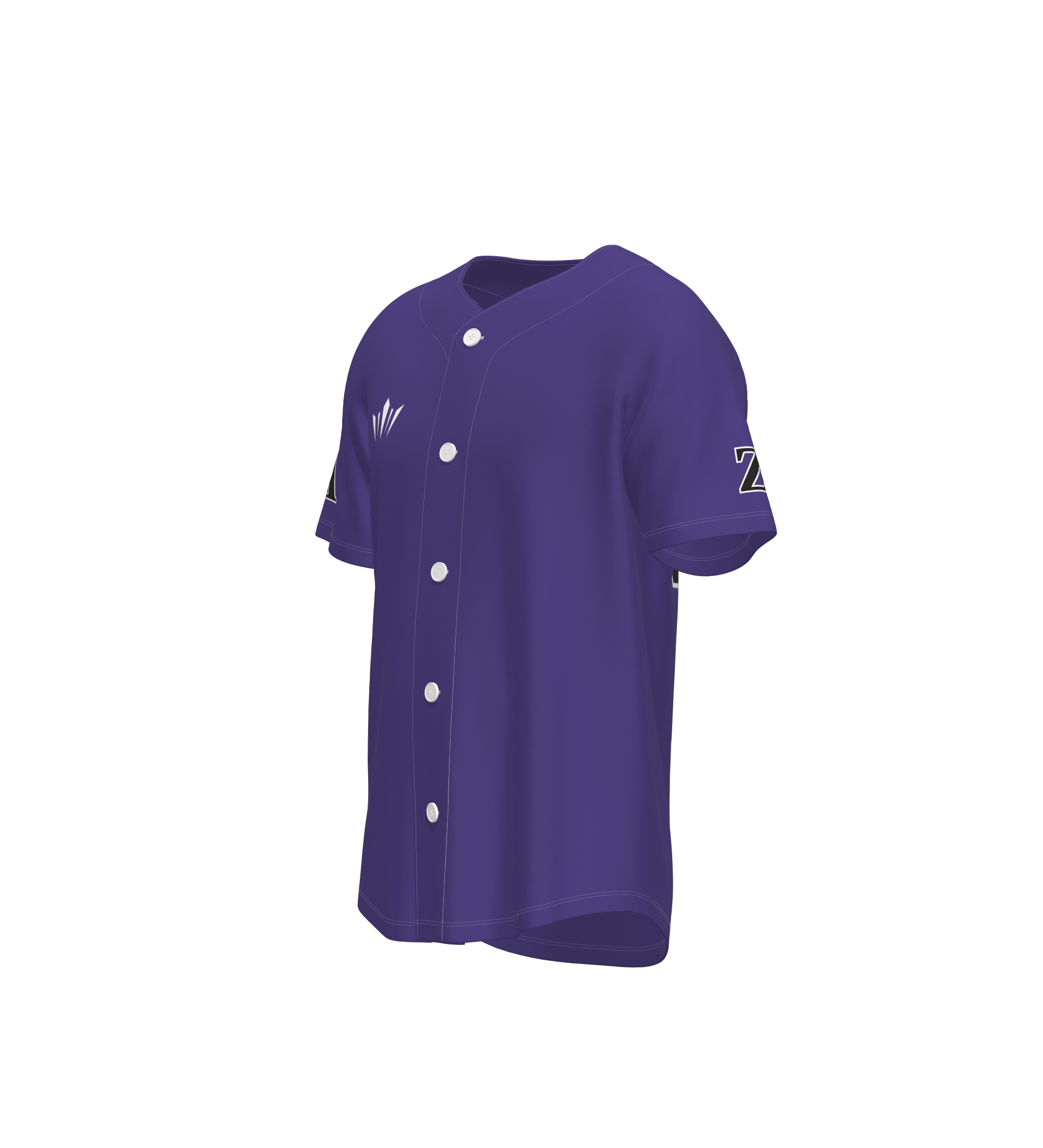 Z&J Baseball Jersey - Purple