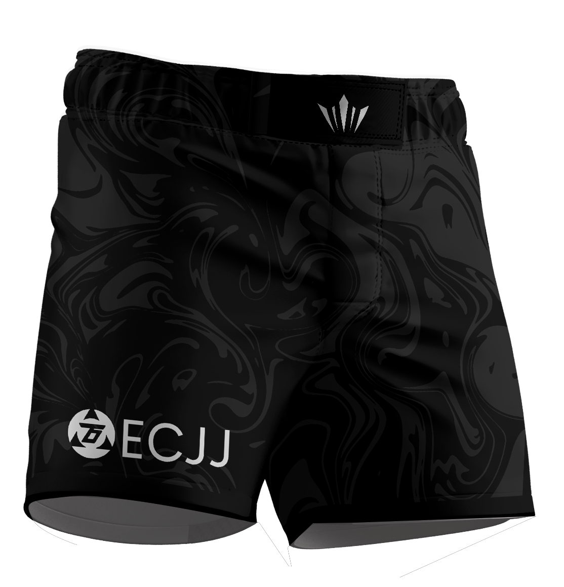 ECJJ Ranked BJJ Shorts - Black