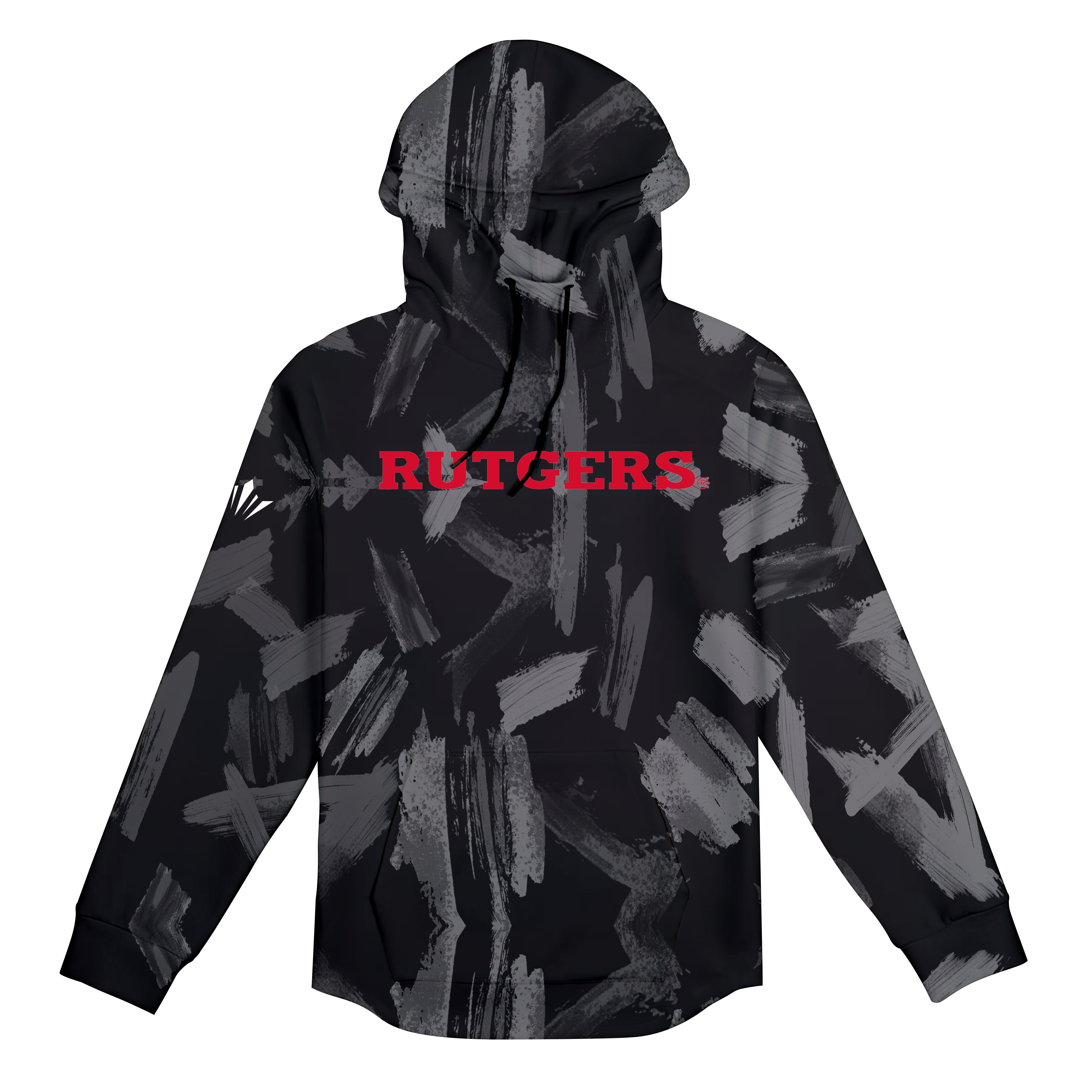 Rutgers Camo Scuba Neck Hoodie