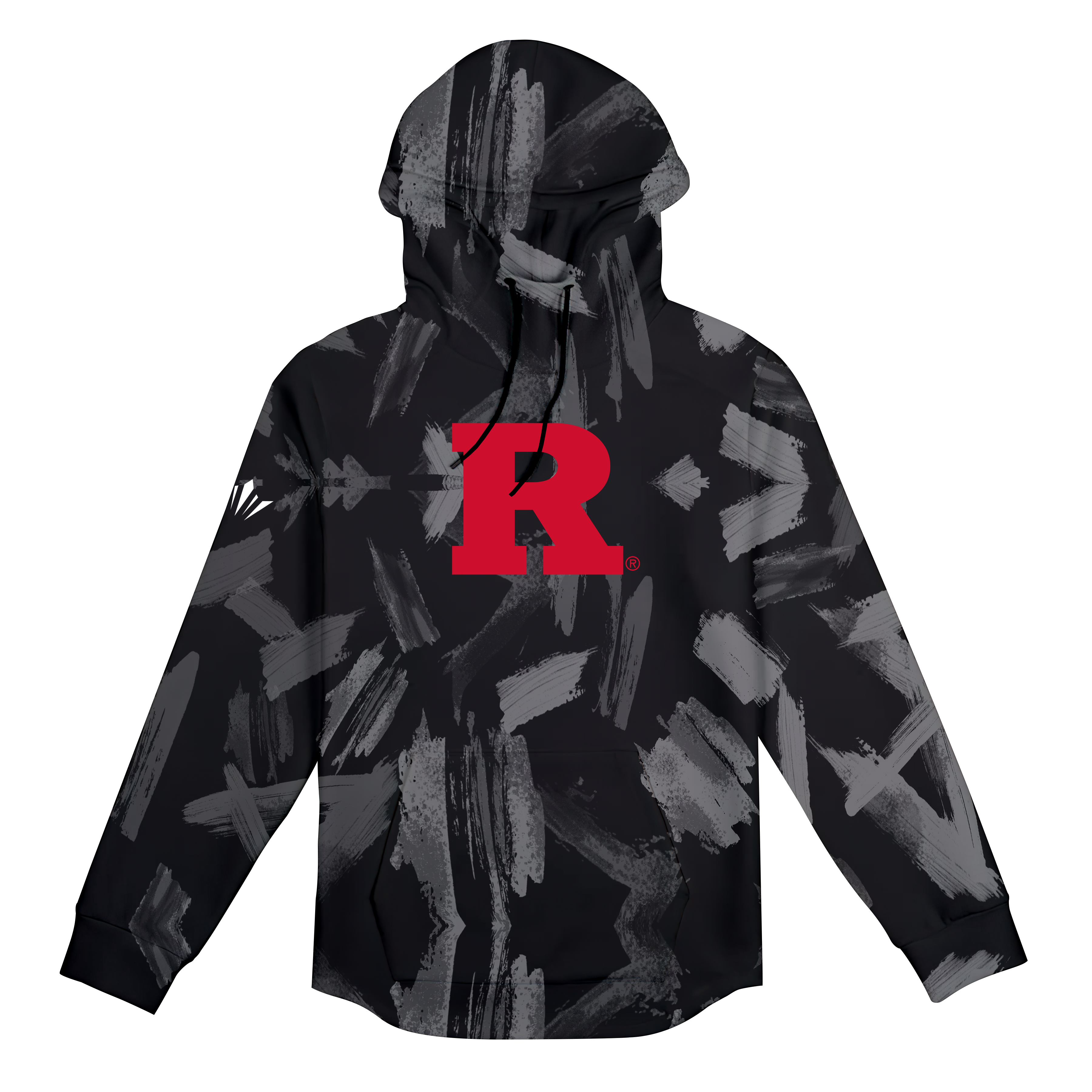 Rutgers Camo Scuba Neck Hoodie