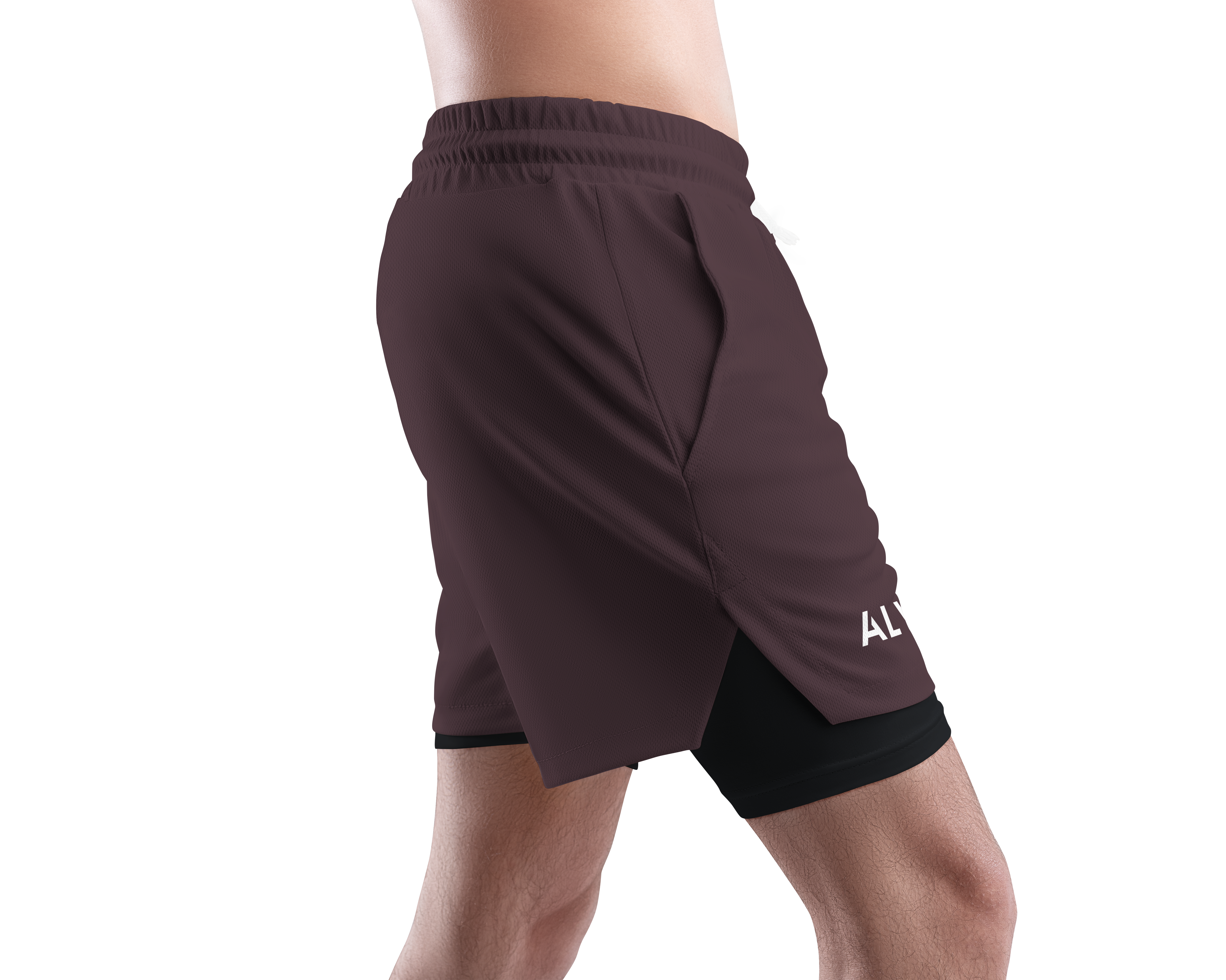 featherlite Liner Short - Merlot
