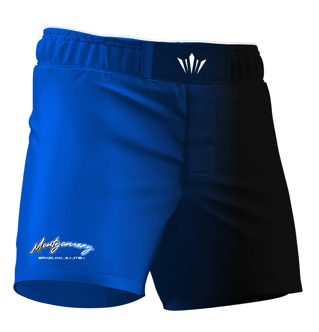 Kids Montgomery BJJ Shorts - Cobalt Blue Gradient
