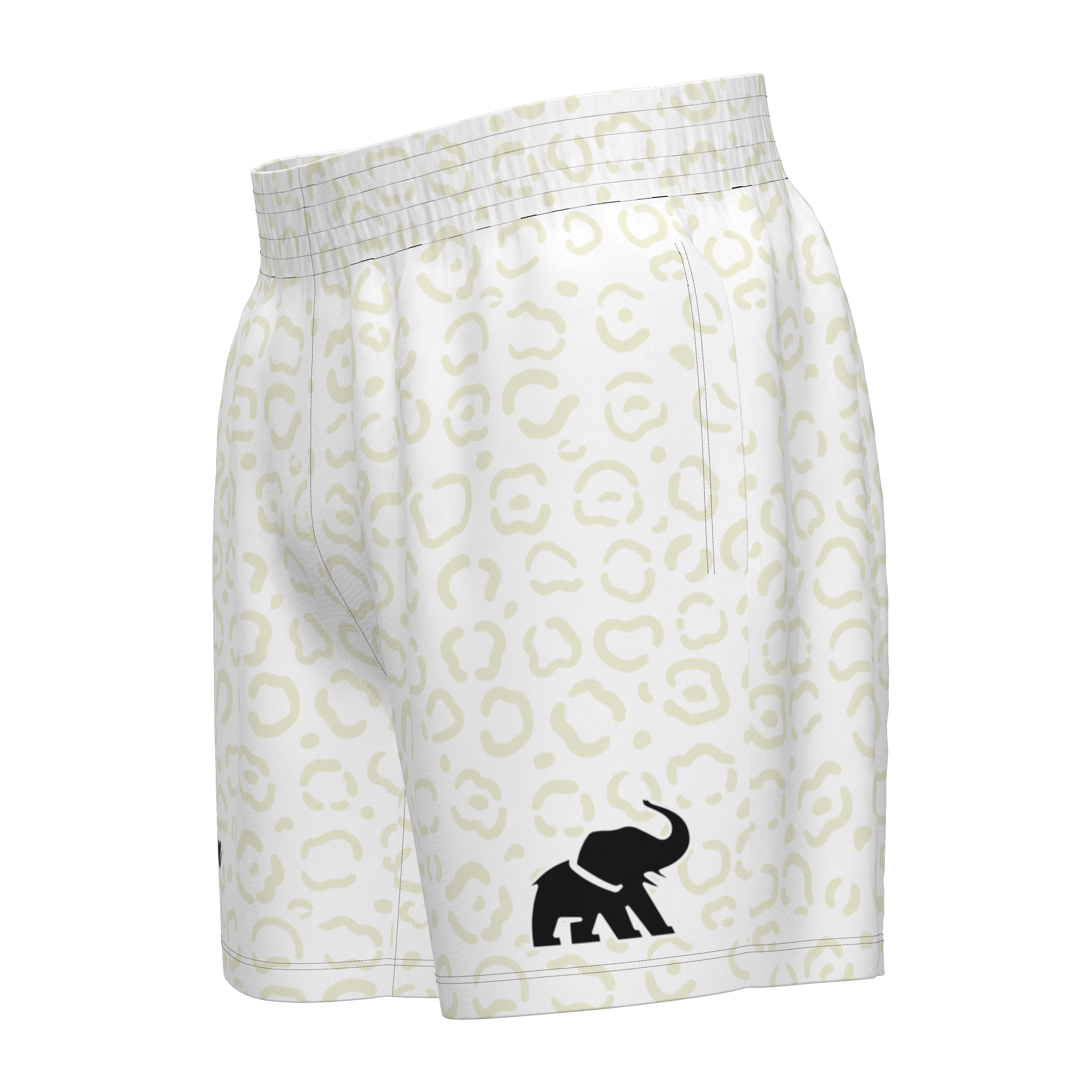 Kingdom Mesh Shorts - White Leopard