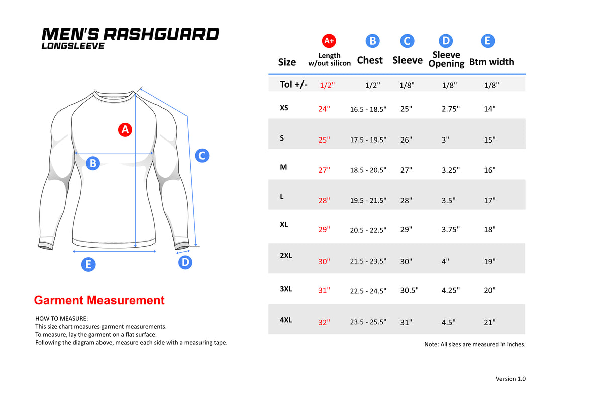 Salmon Pink L/S Rashguard