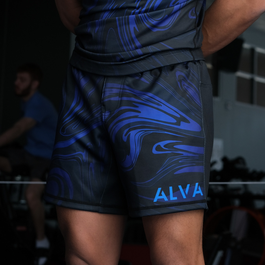 Blue Marble BJJ Shorts