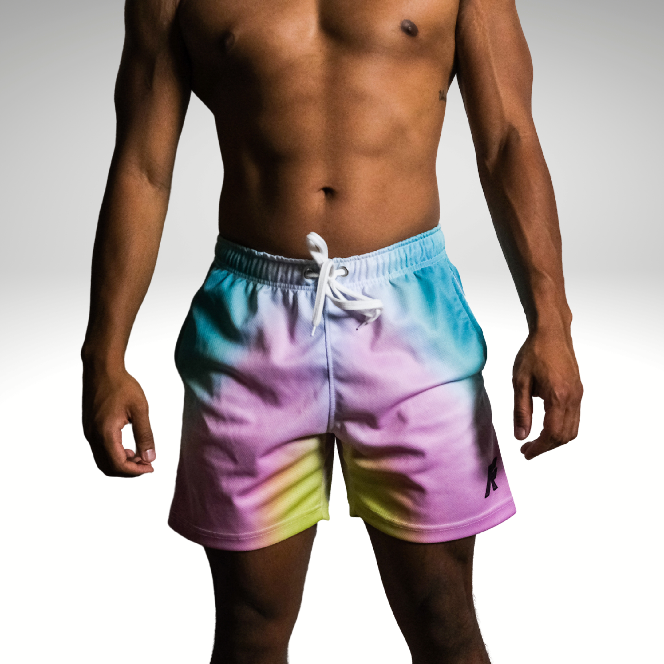 Cotton Candy Tie-Dye Shorts