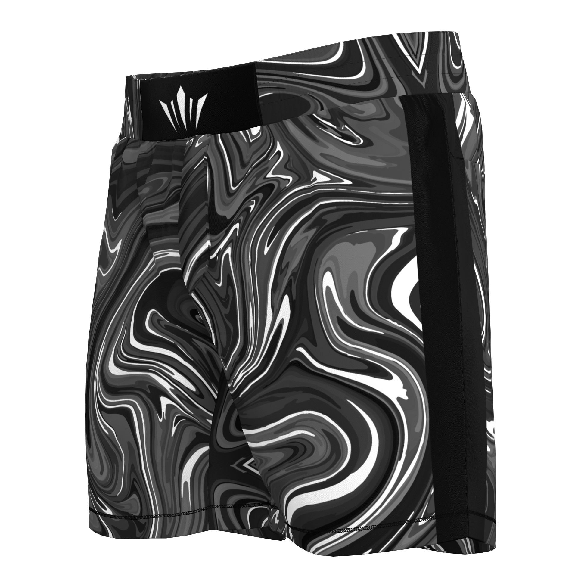 Trippy Marble BJJ Shorts