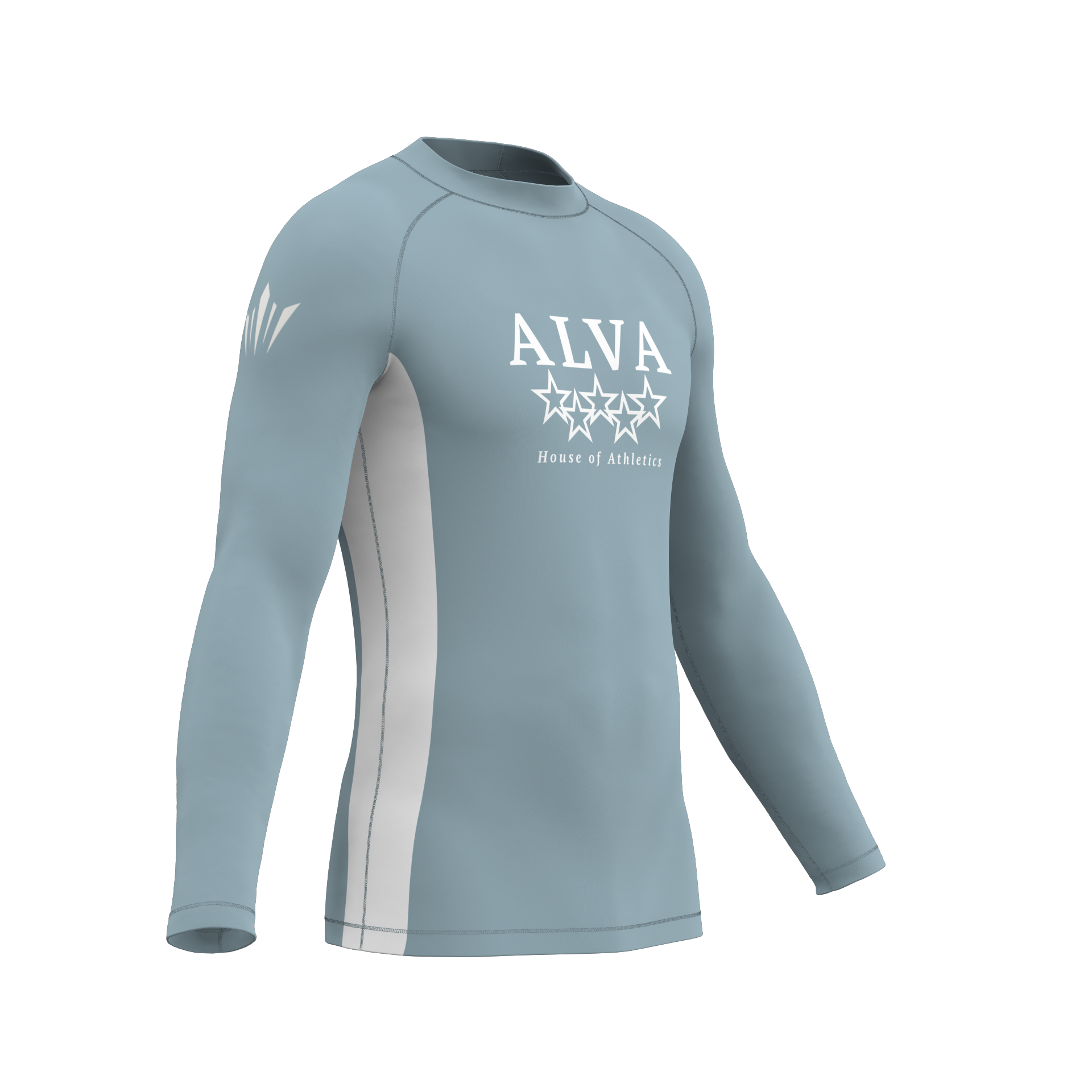 Pewter Blue L/S Rashguard