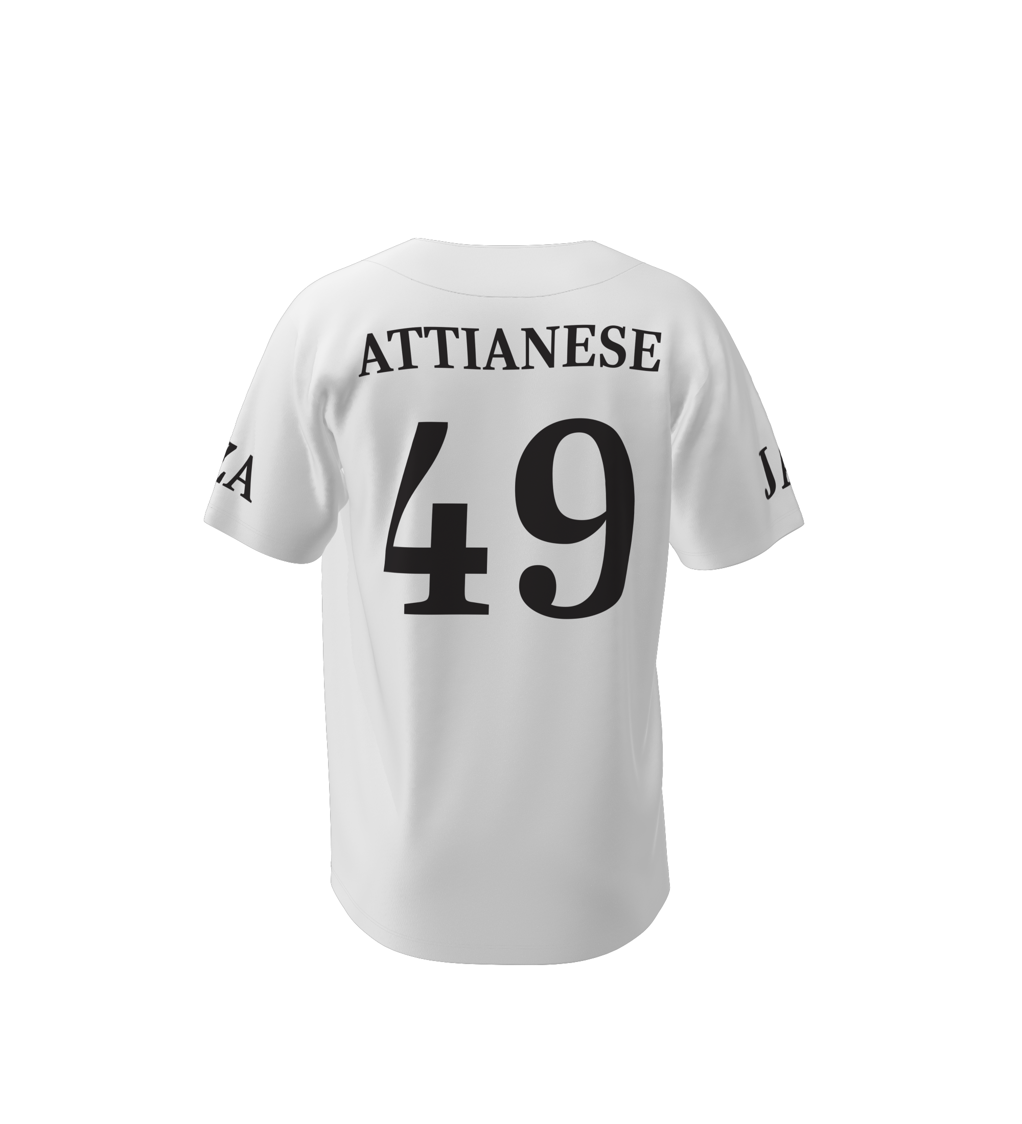 Z&J Baseball Jersey - White