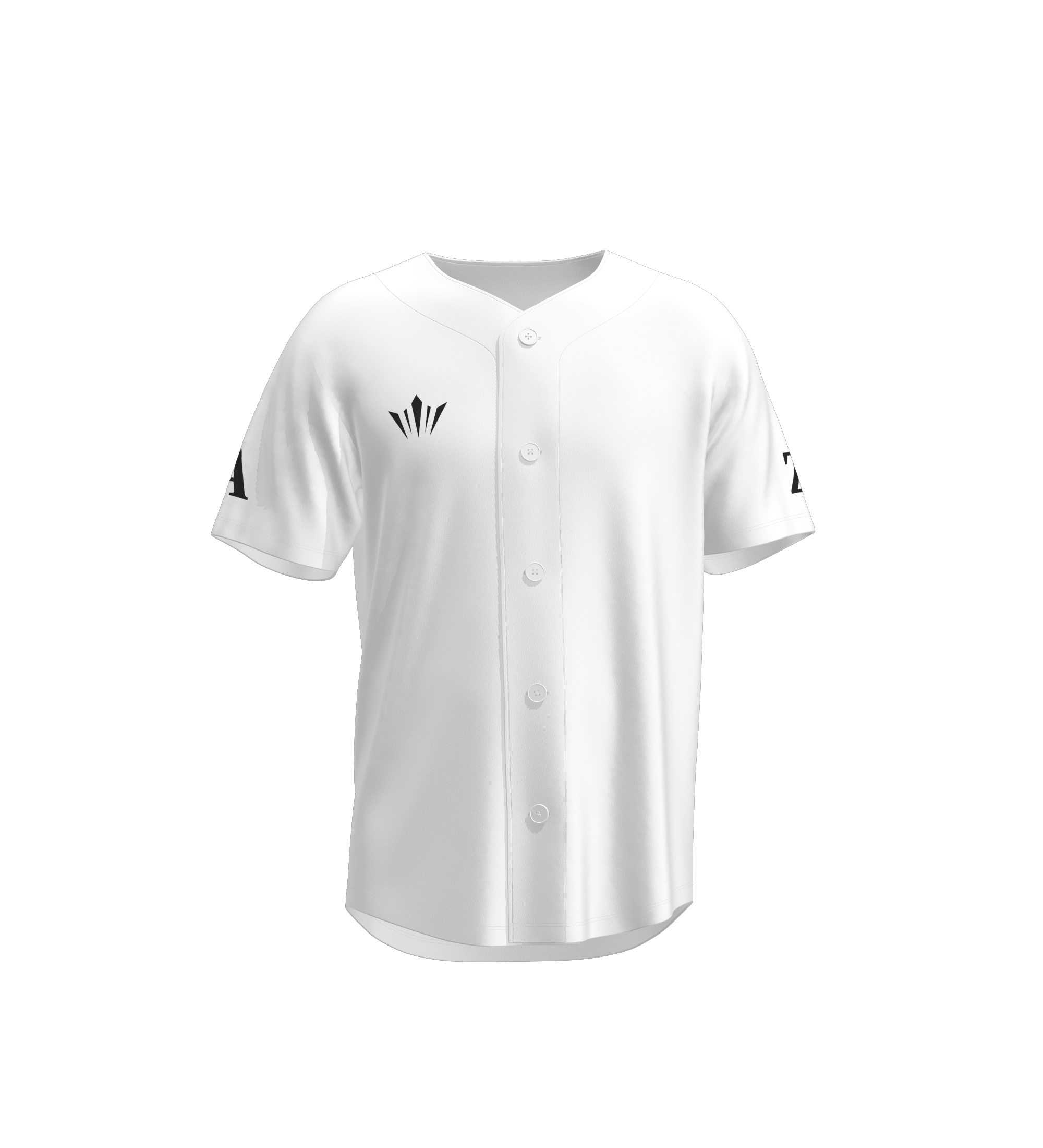 Z&J Baseball Jersey - White (Customizable)