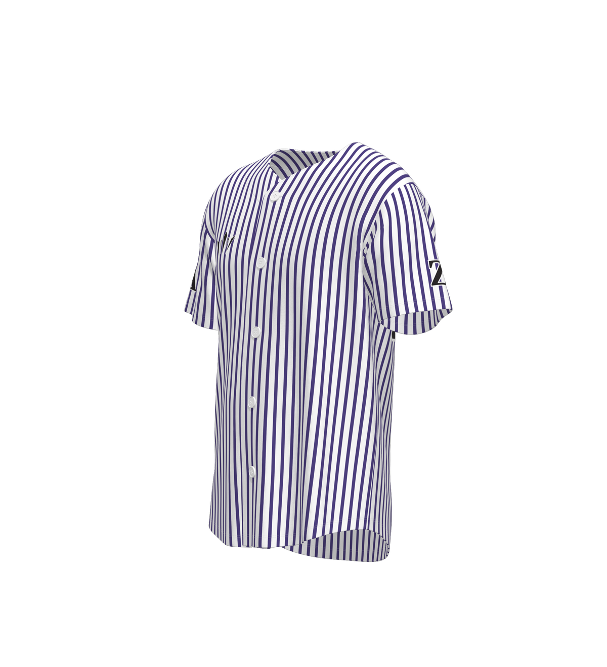 Z&J Baseball Jersey - Pinstripe (Customizable)
