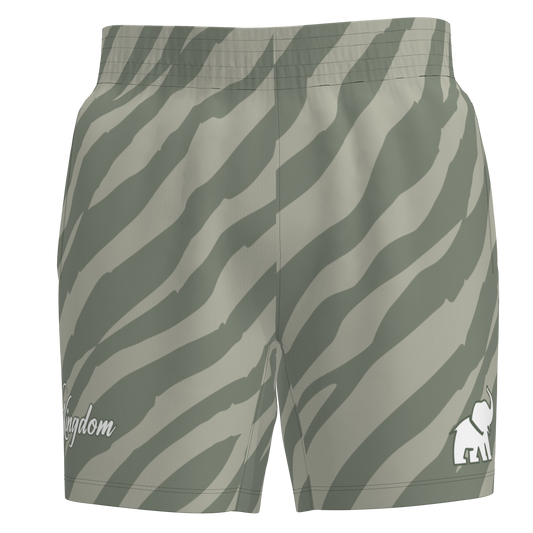 Kingdom Mesh Shorts - Green Tiger