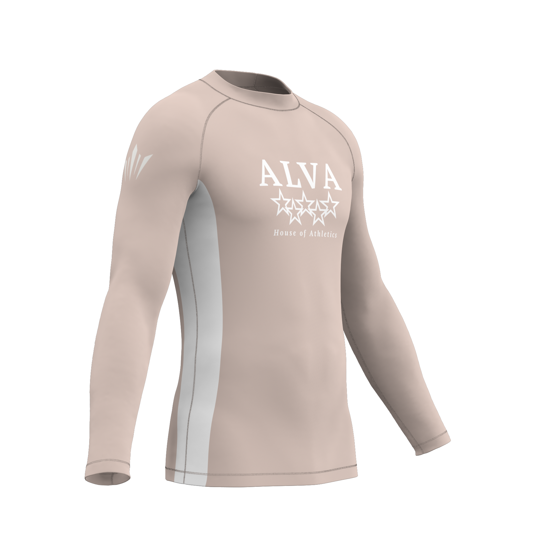 Pale Silver L/S Rashguard