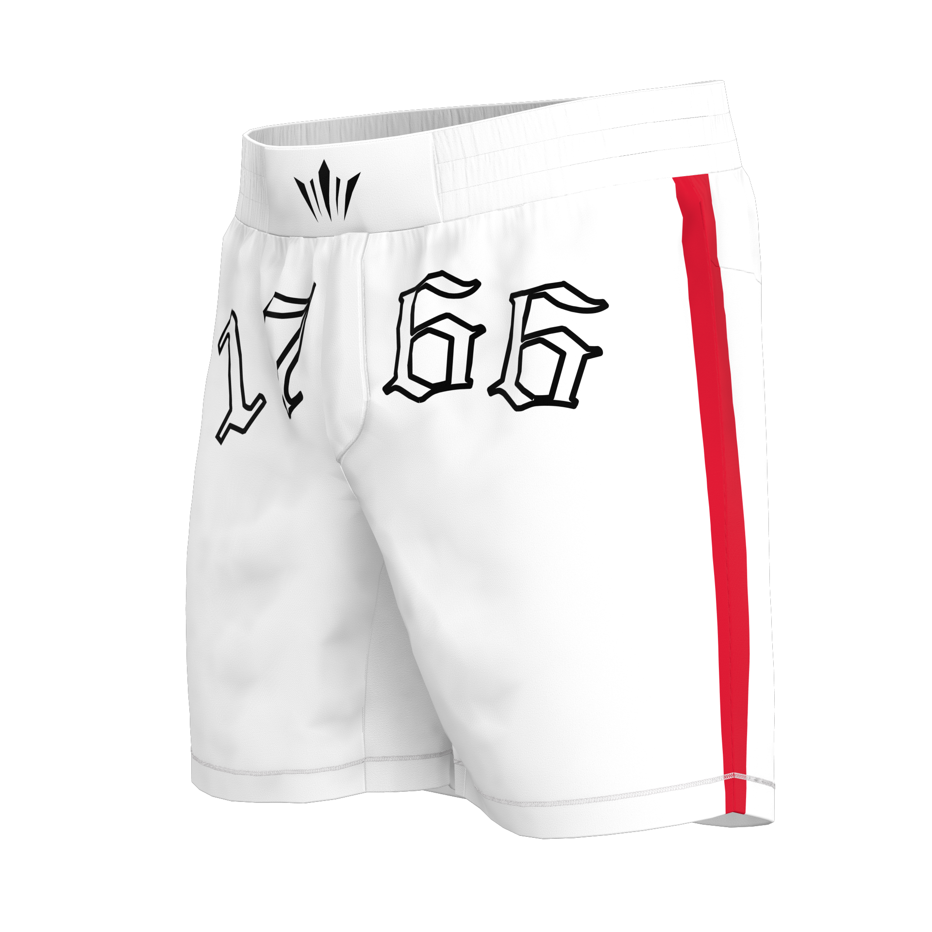 RUBJJ Shorts - White/Red