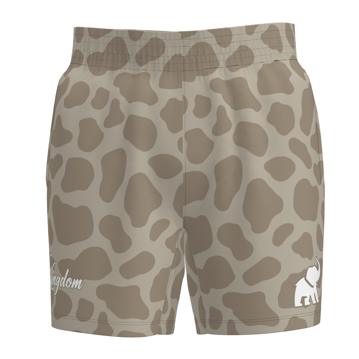 Kingdom Mesh Shorts - Giraffe Print