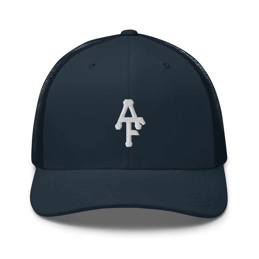 Navy Retro Trucker Cap
