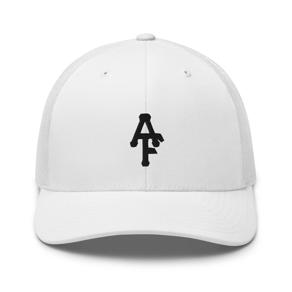 White Retro Trucker Cap