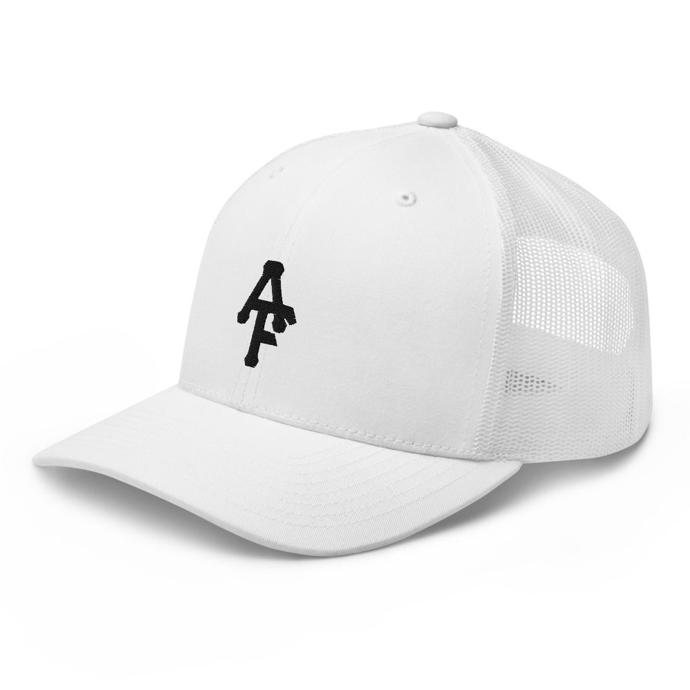 White Retro Trucker Cap