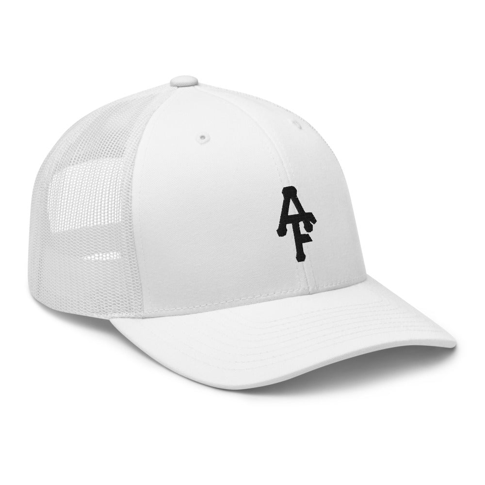 White Retro Trucker Cap