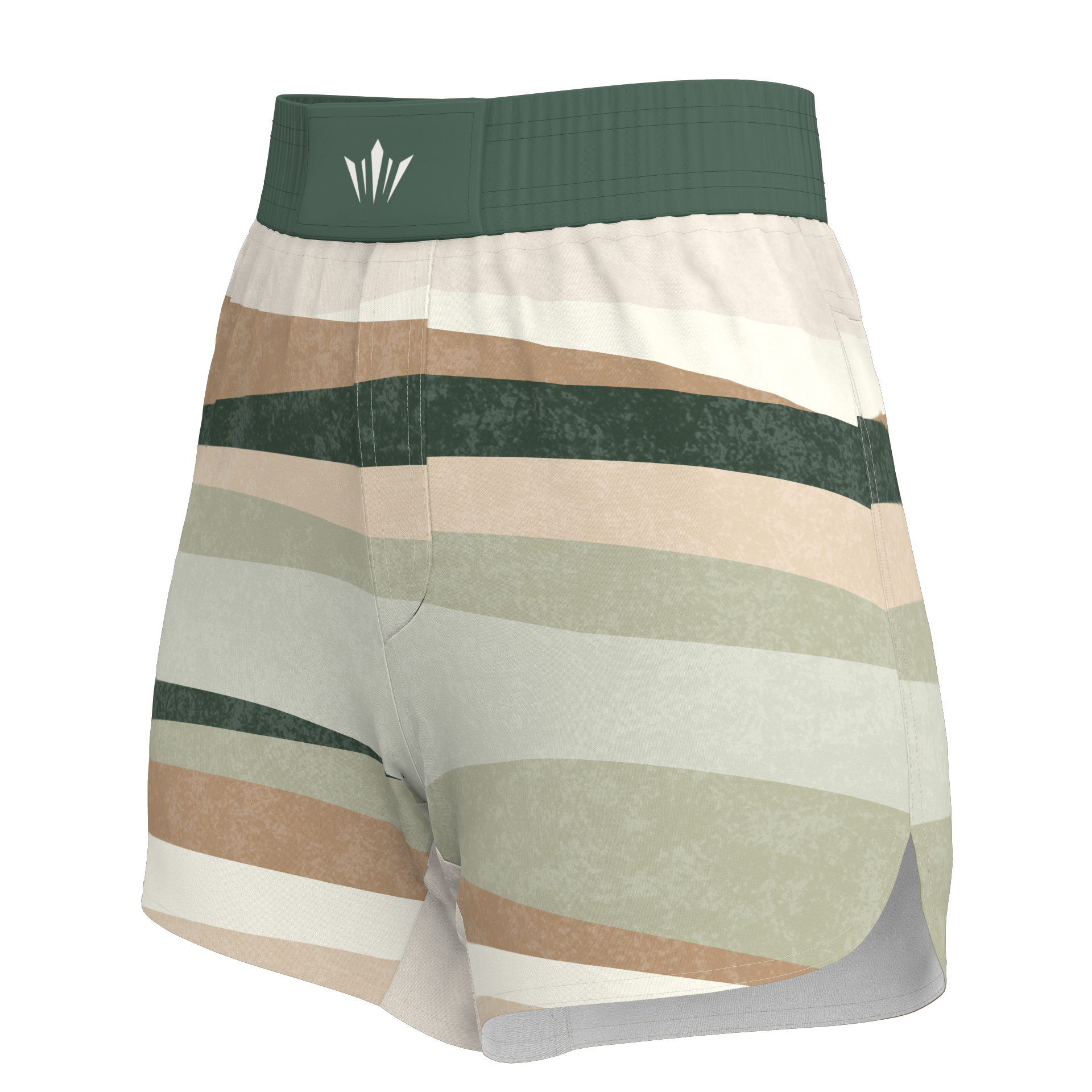 Womens Miner Green BJJ Shorts