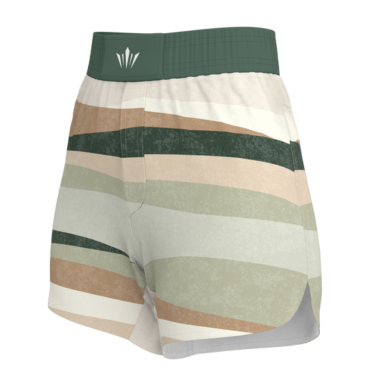 Womens Miner Green BJJ Shorts