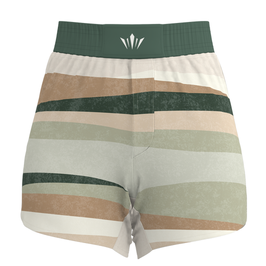 Womens Miner Green BJJ Shorts